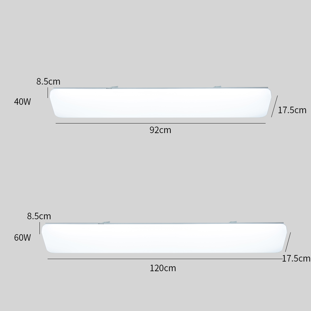 LED 심플 사각 주방등 40W/60W