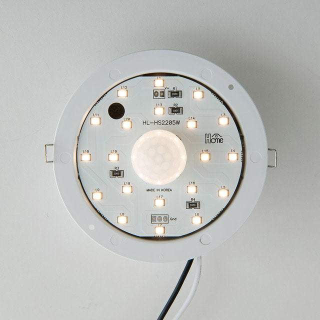 LED 3.5인치 매입형 홈 센서등 5W다운라이트 현관등