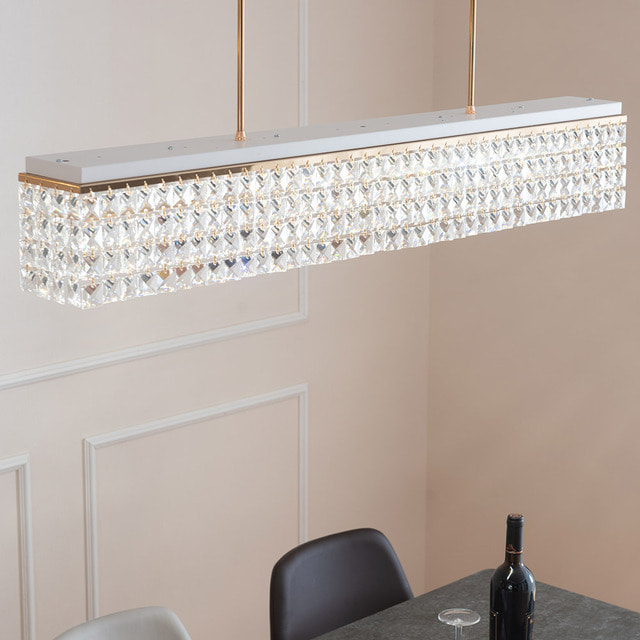 LED 밀리아 크리스탈 샹들리에조명 1200 50W 식탁등 인테리어조명