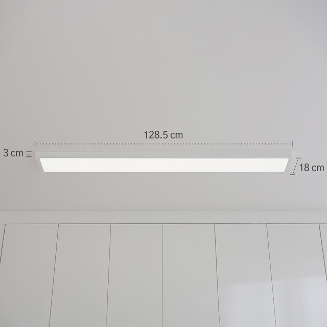 로코2 LED 직하 엣지 주방등 50W 1285X180 면조명