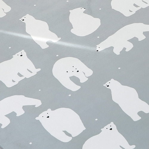 북극곰 러그-대형